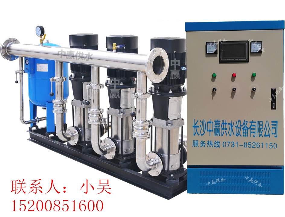 變頻恒壓供水設備哪家好？中贏供水機器人焊接代替人大勢所趨
